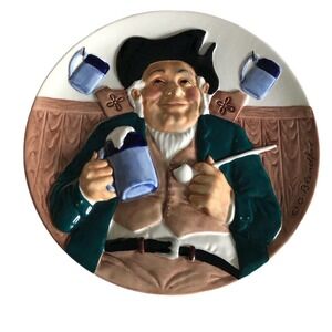 DavePort 1984 Toby Fillpot Plate by Wilfred B. Collection England 9" #859A